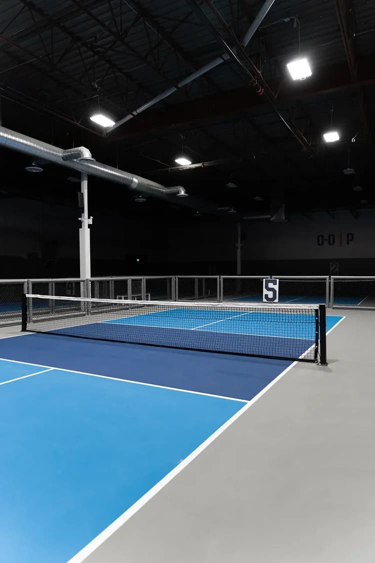 Richmond No. 2 Road indoor pickleball action
