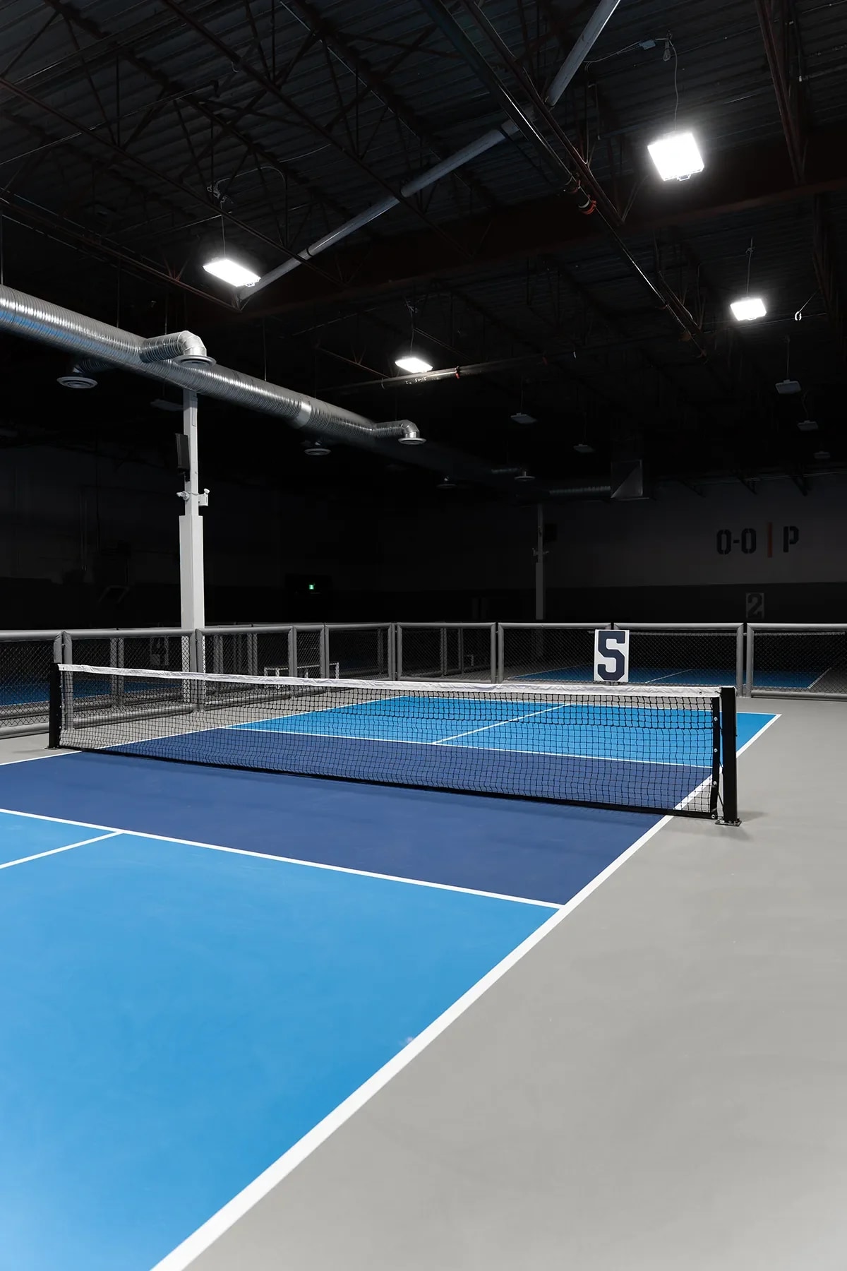 Richmond No. 2 Road indoor pickleball action